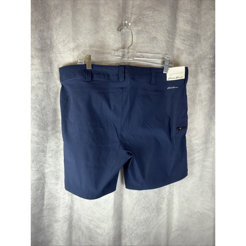 Eddie Bauer First Ascent Guide Pro Shorts Womens Sz 18 Blue Cargo Hiking - Picture 8 of 10